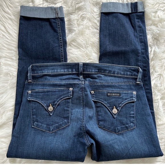 Hudson • Barcara Straight Leg Crop Cuffed Jeans - Picture 2 of 8